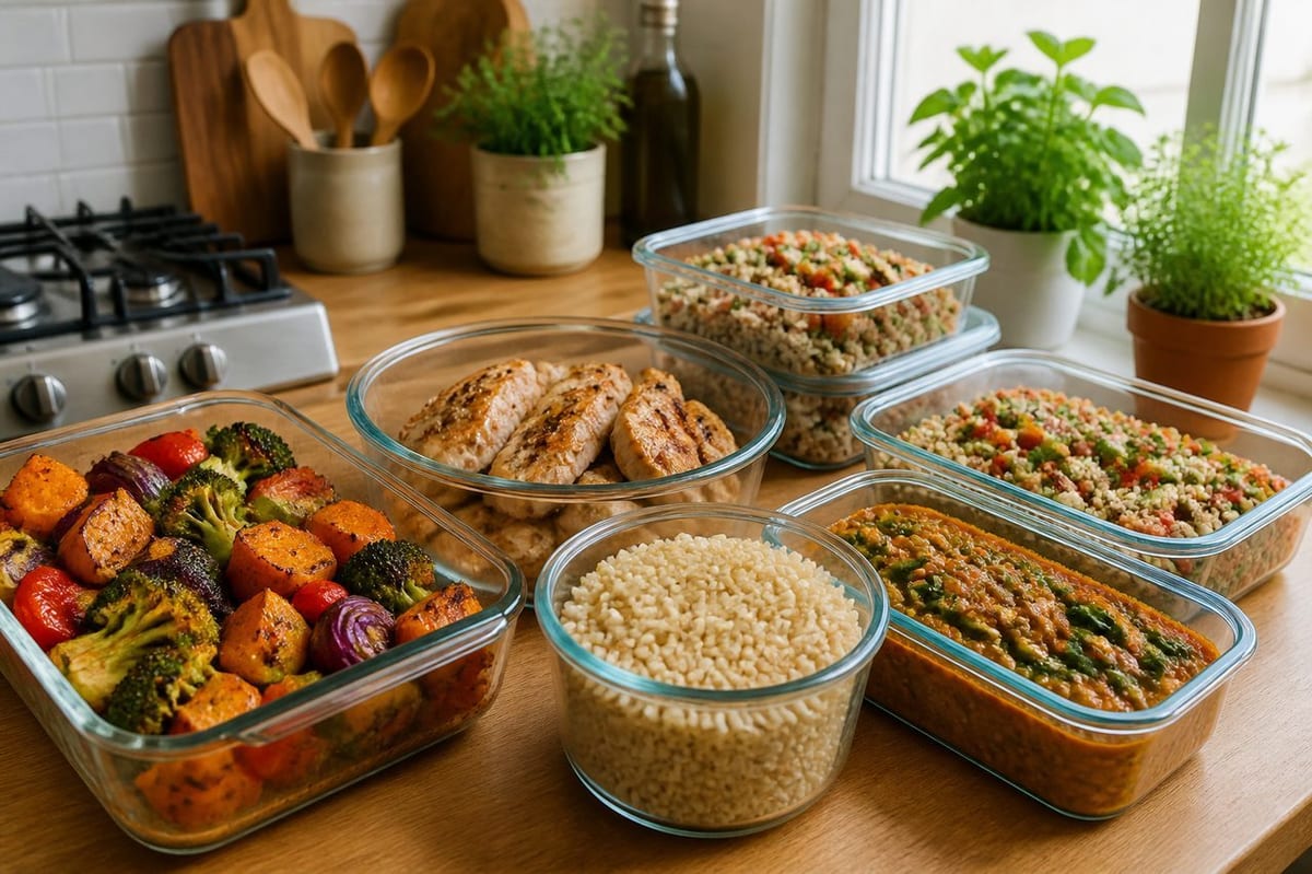 Recettes de batch cooking pour préparer une semaine de repas