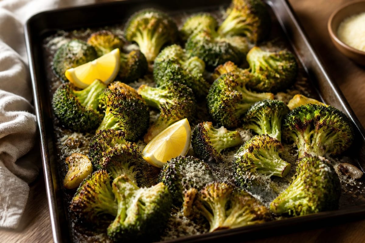 Brocoli au four : cuisson tendre, dorée et croustillante