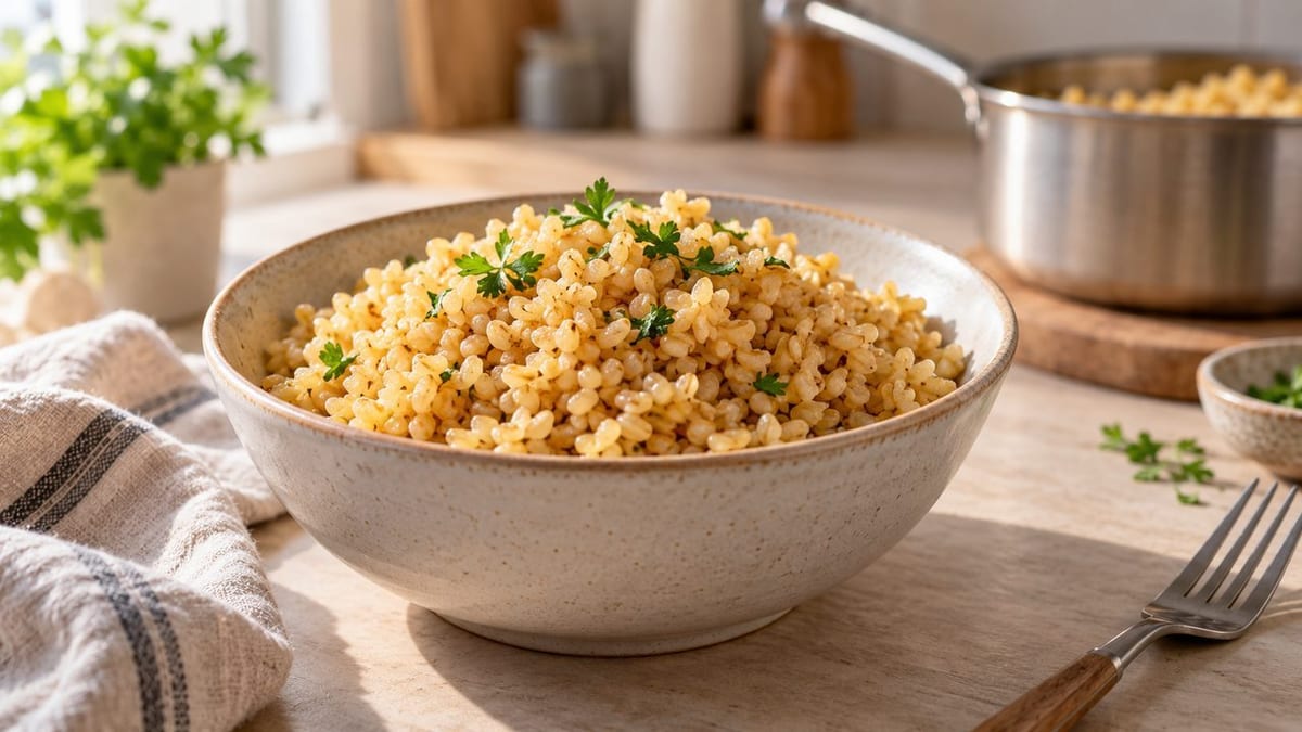 Cuisson du boulgour : les bons gestes pour des grains bien séparés