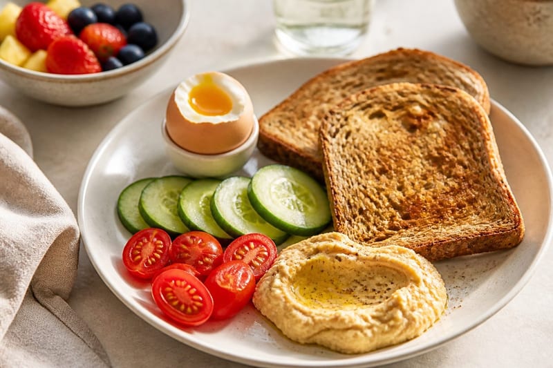 Petit déjeuner salé : composer un repas équilibré, rapide et rassasiant